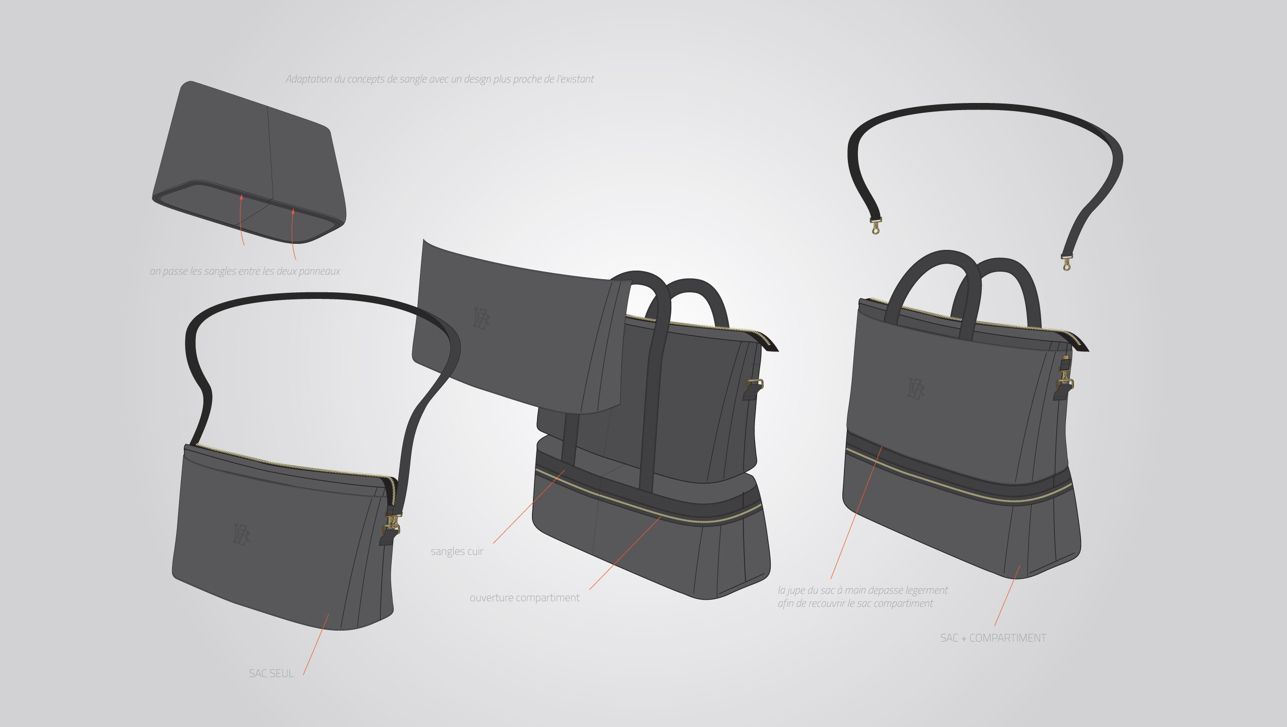 sac à main modulable